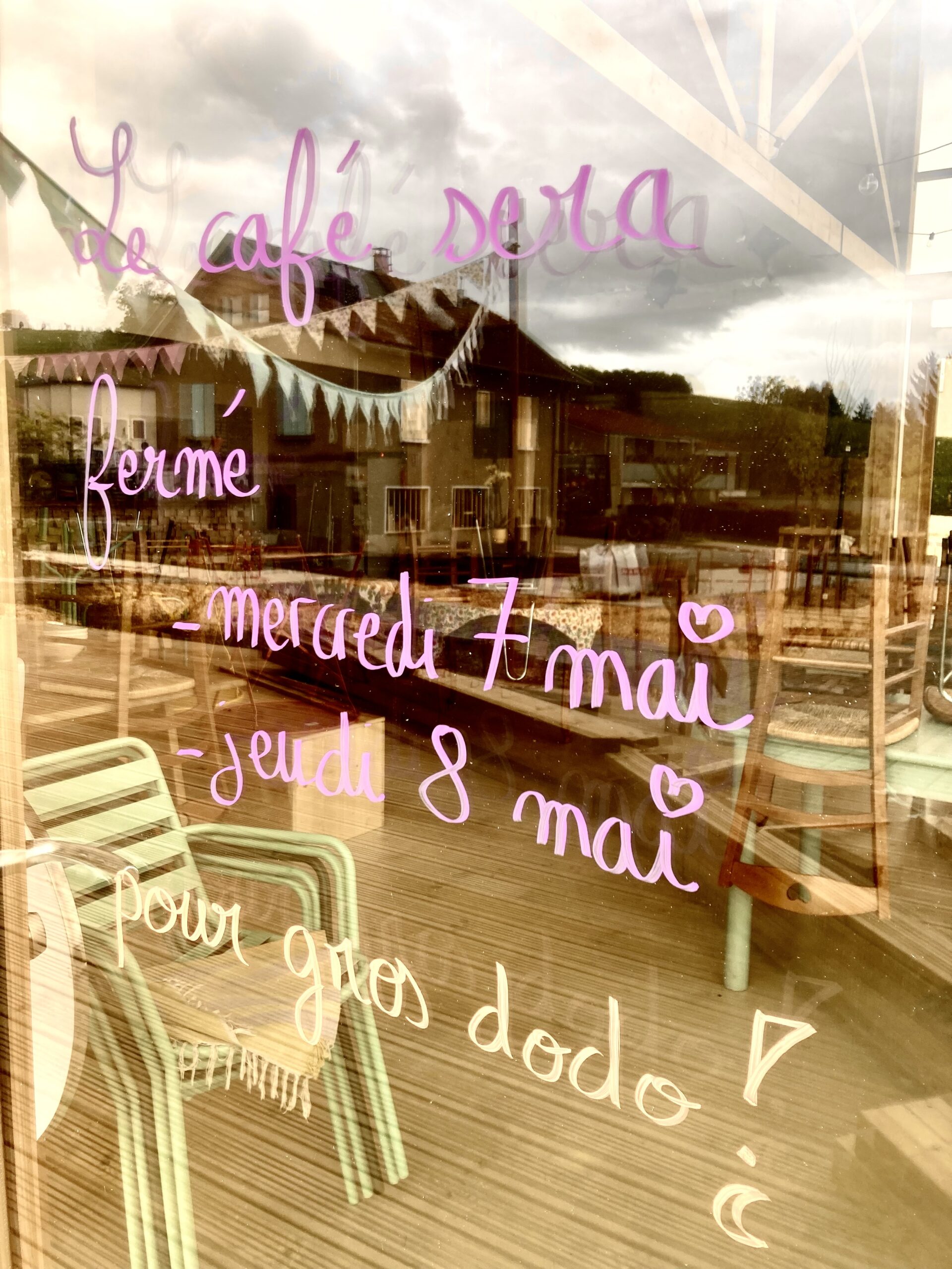 Fermeture mer. 7 et jeudi 8 mai