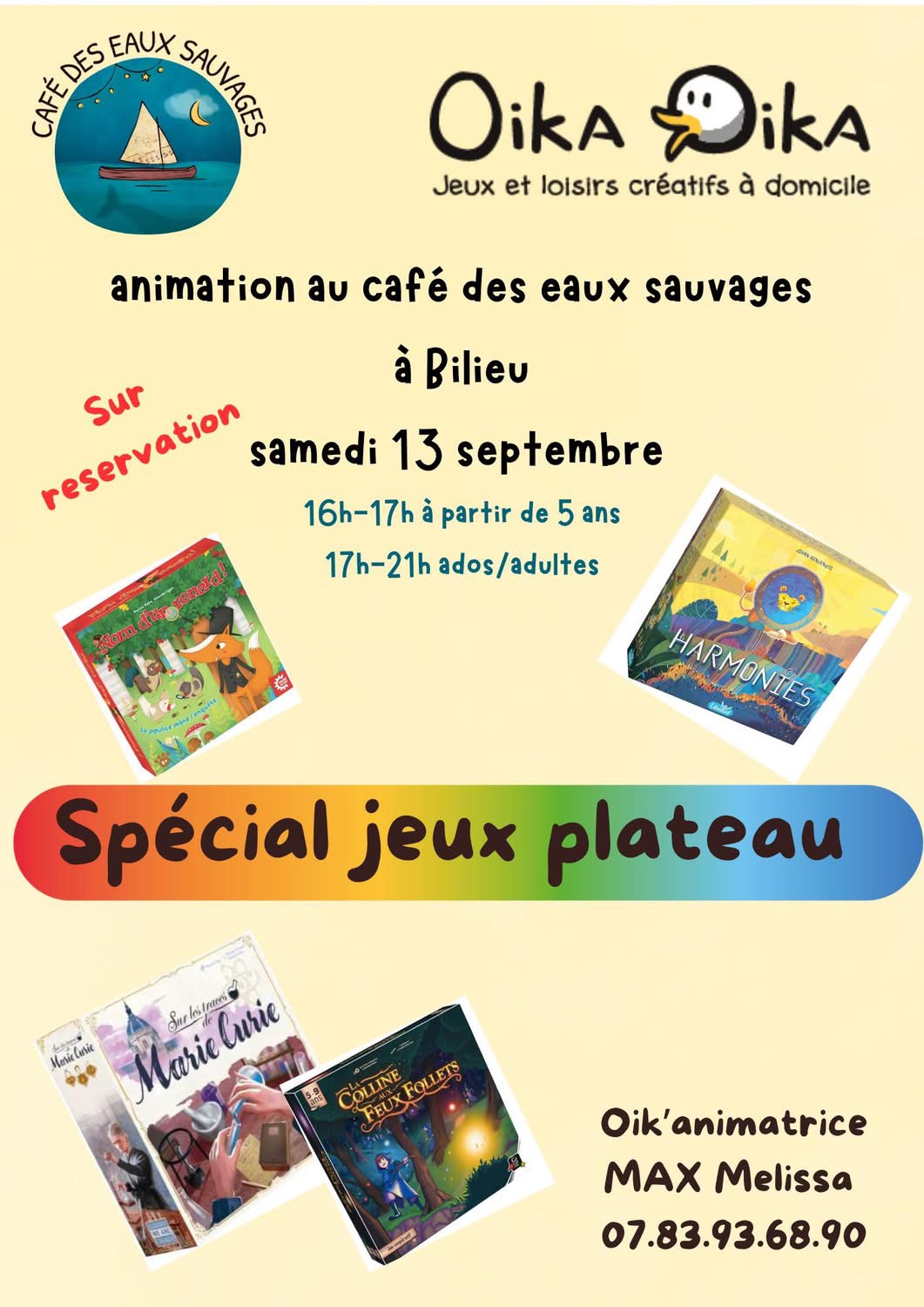 Soirée jeux / Dîner au café