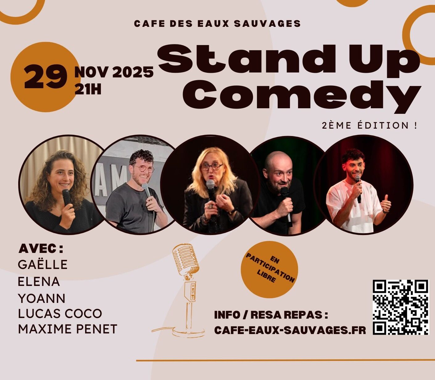 Soirée STAND UP 2ème édition !