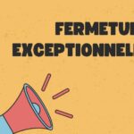 Café fermé SAMEDI 19 septembre 2026