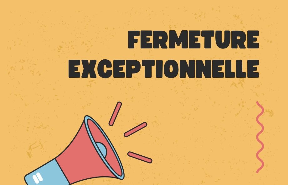 Café fermé SAMEDI 19 novembre 2026