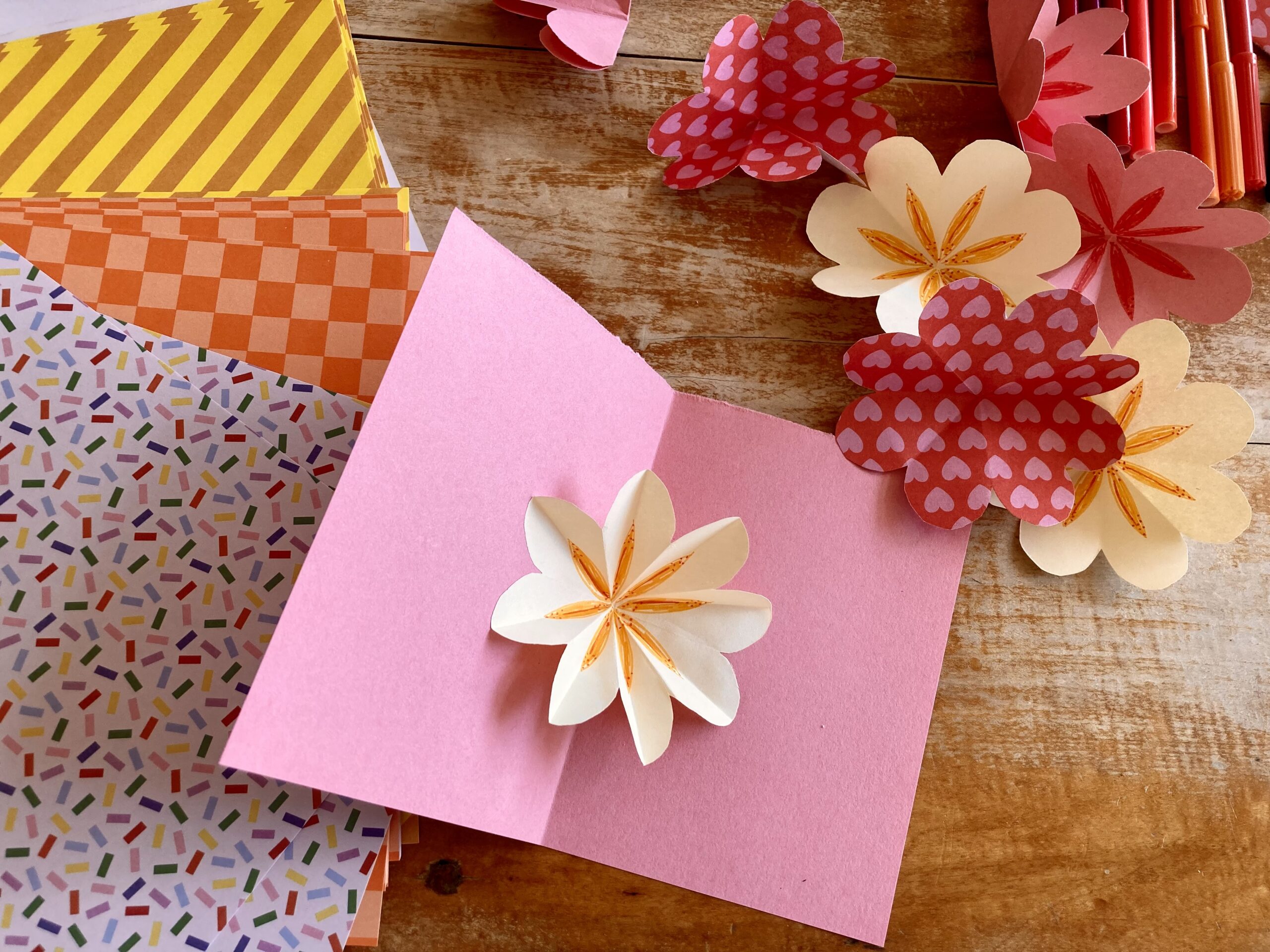 Atelier créatif CARTE POP UP pour la fête des mères