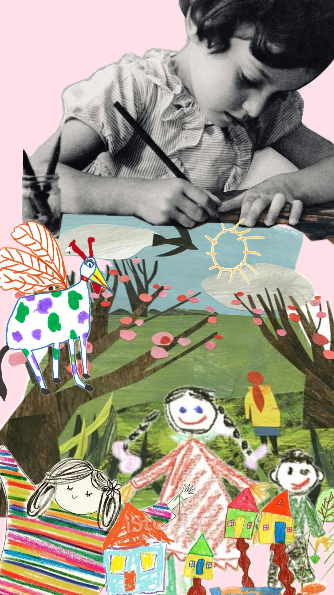 Atelier création COLLAGE "Mon été de rêve"