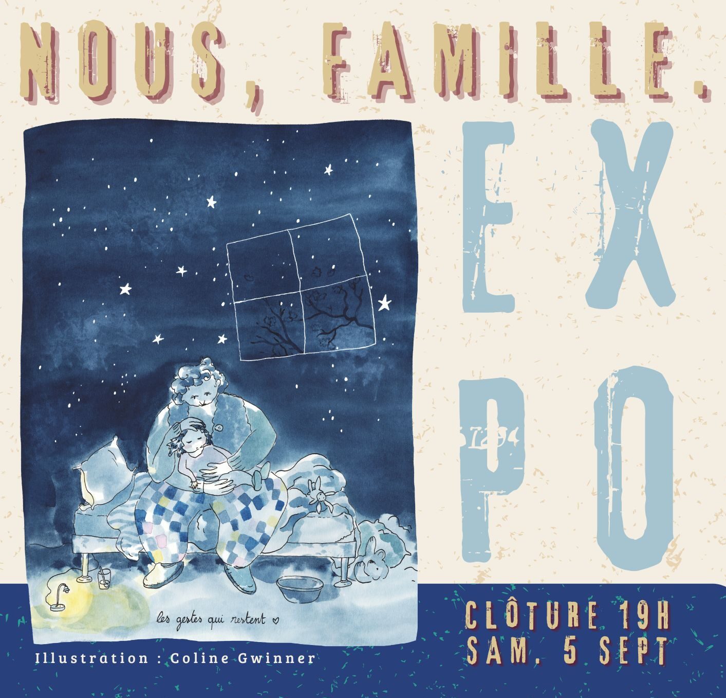 CLÔTURE EXPO "NOUS, FAMILLE !" ATELIER, COCKTAIL & PROJO DE FILM