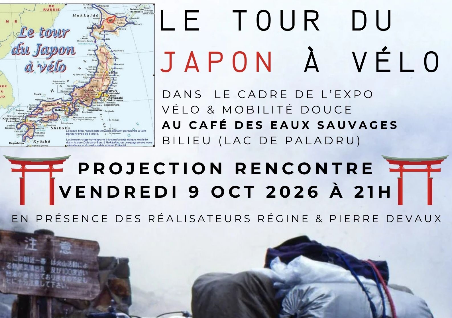 PROJECTION RENCONTRE : Le tour du Japon à Vélo (1989)