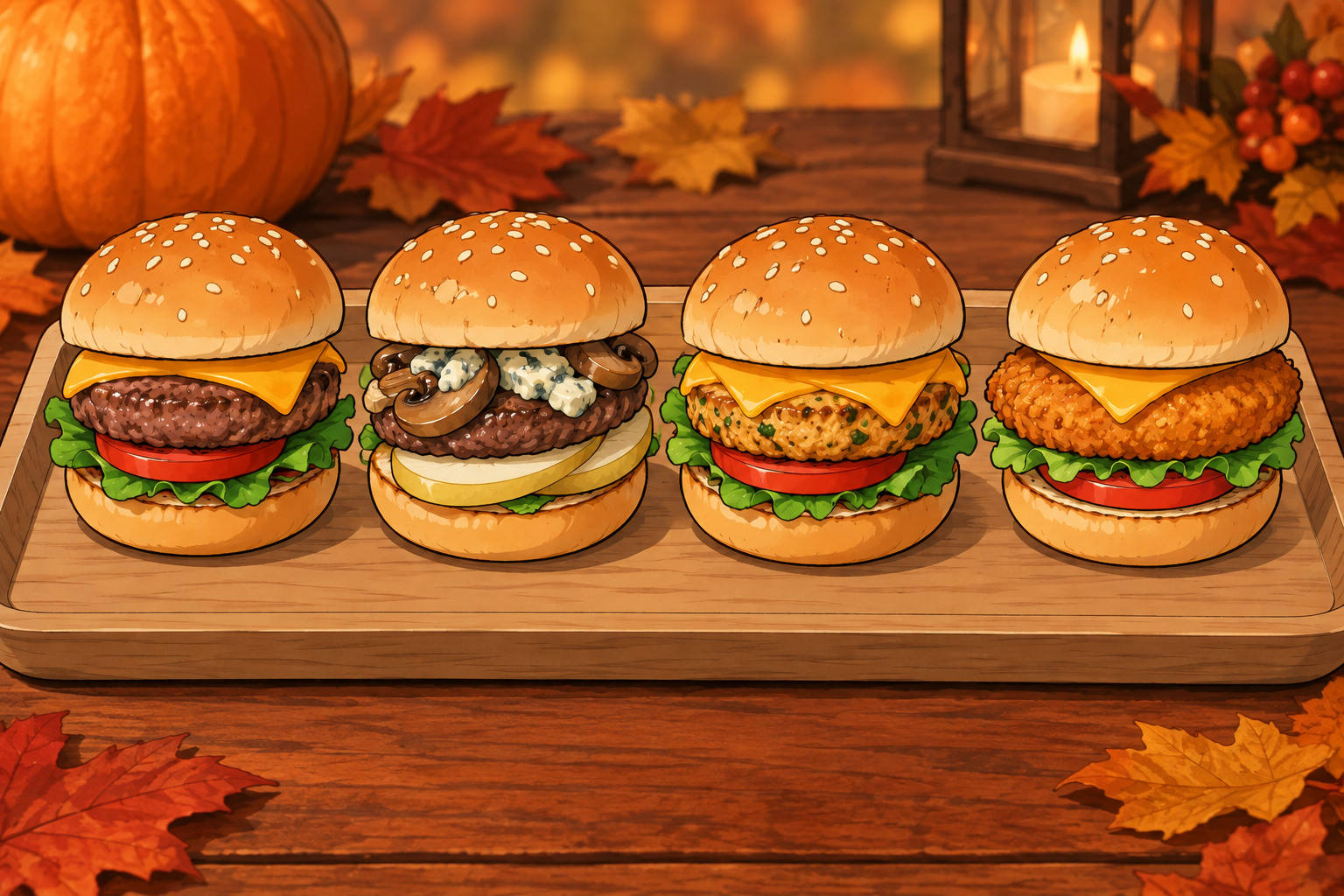 Dîner au café : Mini Burgers party